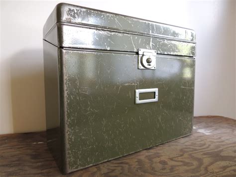 metal file box wwii|Wwii File Box .